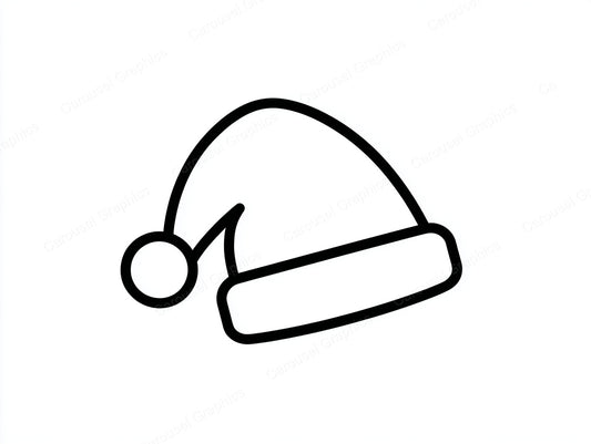 Santa Hat Vector Graphic preview