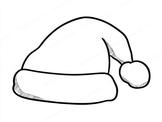 Santa Hat Vector Graphic preview