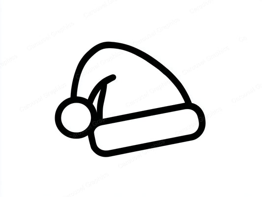 Santa Hat Vector Graphic preview