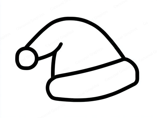 Santa Hat Vector Graphic preview