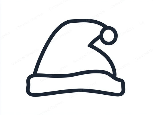 Santa Hat Vector Graphic preview