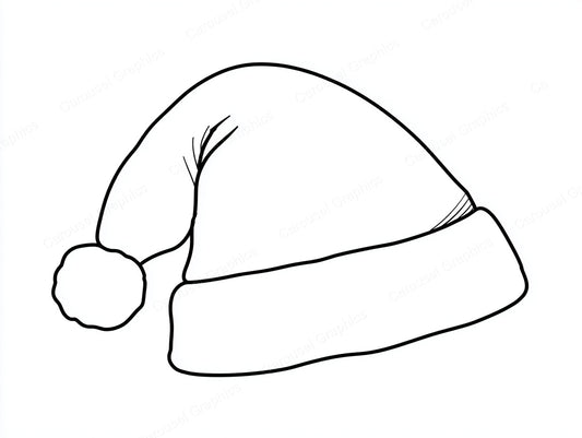 Santa Hat Vector Graphic preview