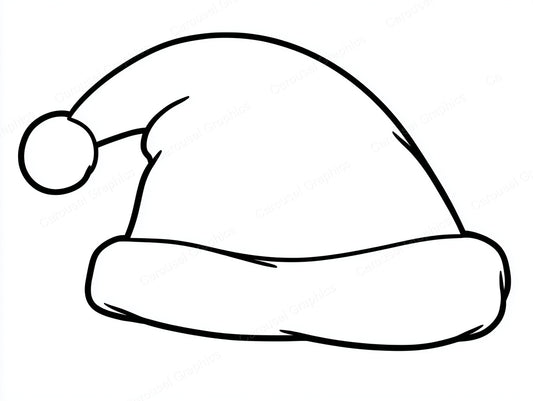 Santa Hat Vector Graphic preview