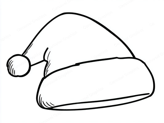 Santa Hat Vector Graphic preview