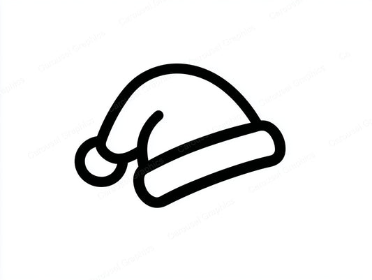 Santa Hat Vector Graphic preview