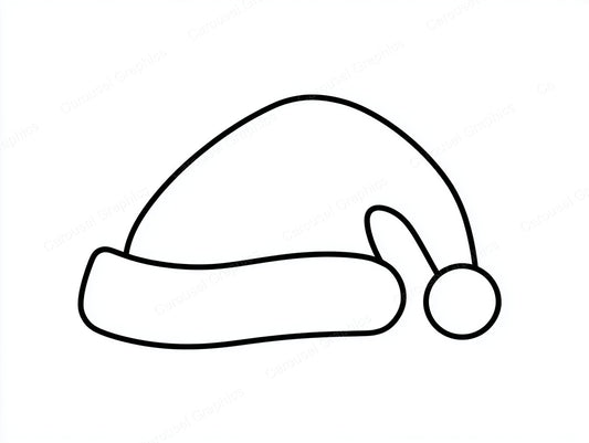 Santa Hat Vector Graphic preview