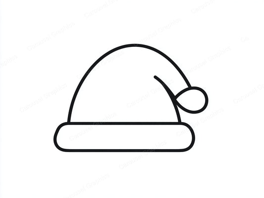 Santa Hat Vector Graphic preview