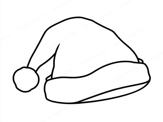 Santa Hat Vector Graphic preview