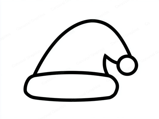 Santa Hat Vector Graphic preview
