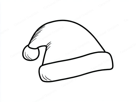 Santa Hat Vector Graphic preview
