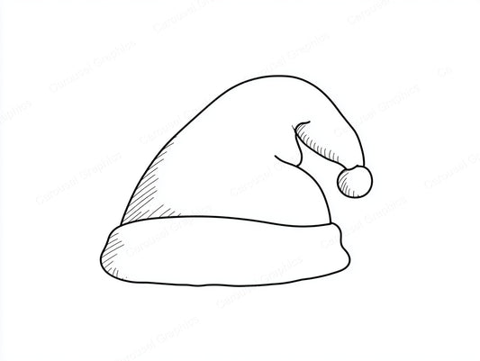 Santa Hat Vector Graphic preview