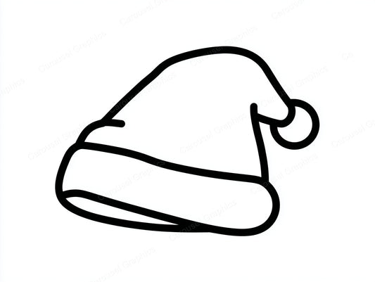 Santa Hat Vector Graphic preview