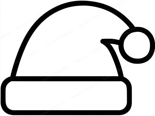 Santa Hat Vector Graphic preview