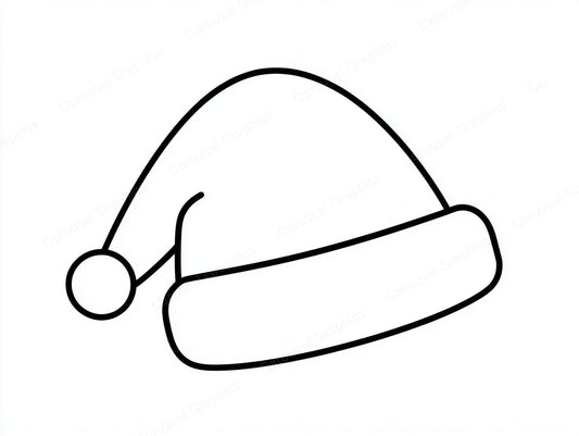 Santa Hat Vector Graphic preview