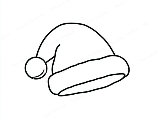 Santa Hat Vector Graphic preview