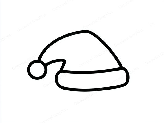 Santa Hat Vector Graphic preview
