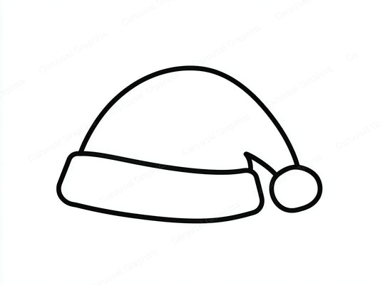Santa Hat Vector Graphic preview