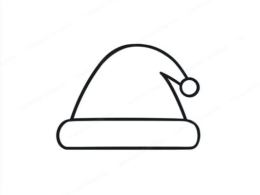 Santa Hat Vector Graphic preview