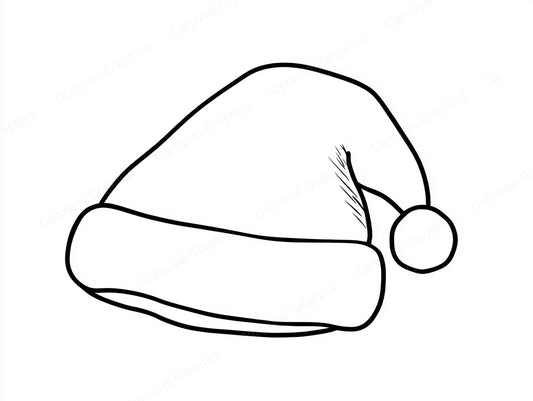 Santa Hat Vector Graphic preview