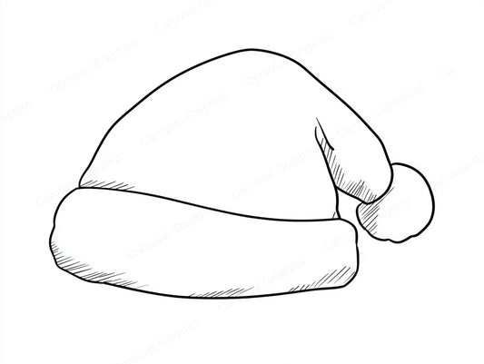 Santa Hat Vector Graphic preview