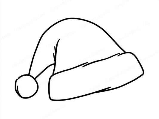 Santa Hat Vector Graphic preview