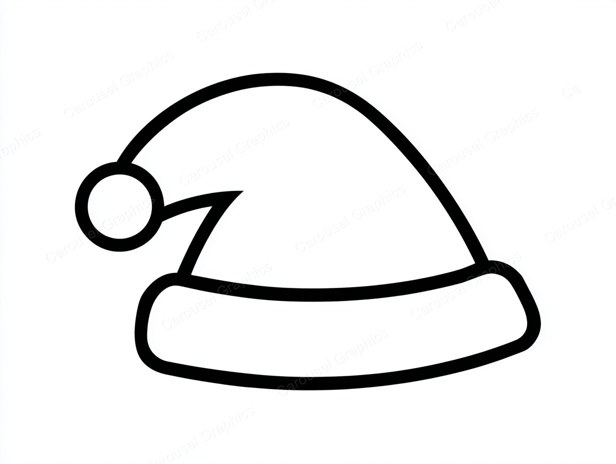 Santa Hat Vector Graphic preview