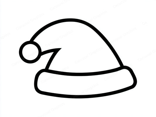 Santa Hat Vector Graphic preview