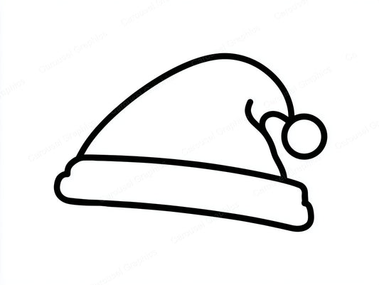 Santa Hat Vector Graphic preview