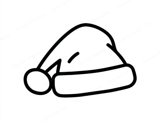 Santa Hat Vector Graphic preview