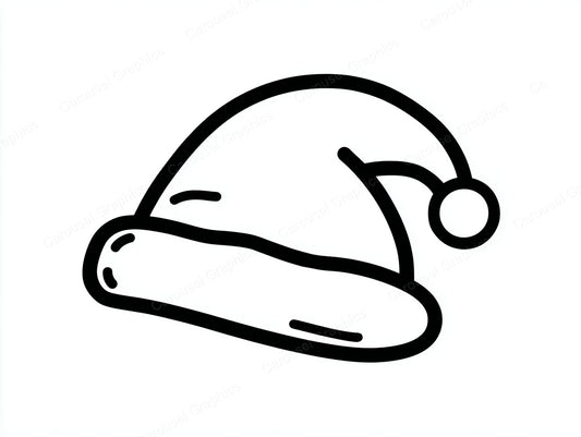 Santa Hat Vector Graphic preview
