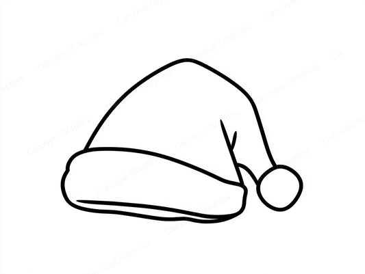 Santa Hat Vector Graphic preview