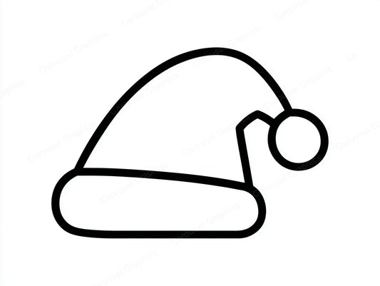 Santa Hat Vector Graphic preview