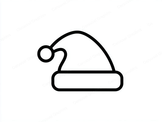 Santa Hat Vector Graphic preview