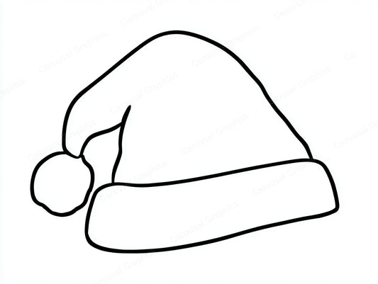 Santa Hat Vector Graphic preview