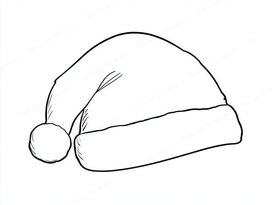 Santa Hat Vector Graphic preview