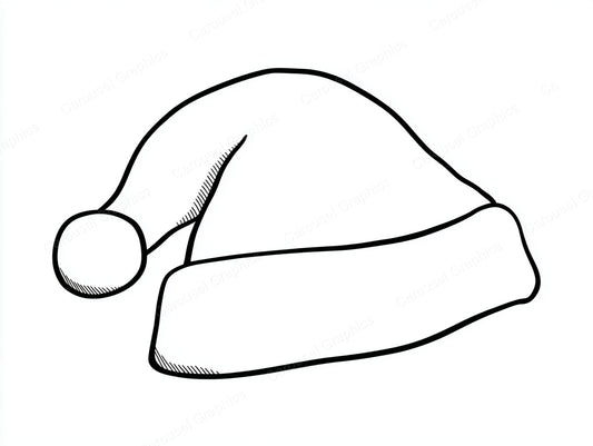 Santa Hat Vector Graphic preview