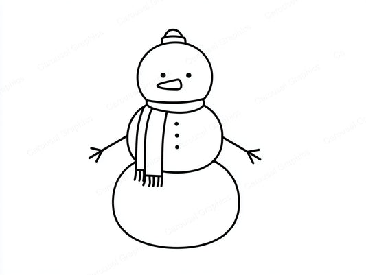 Snowmen Vector Graphic preview