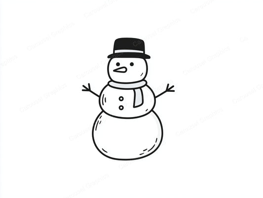 Snowmen Vector Graphic preview