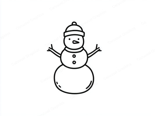 Snowmen Vector Graphic preview