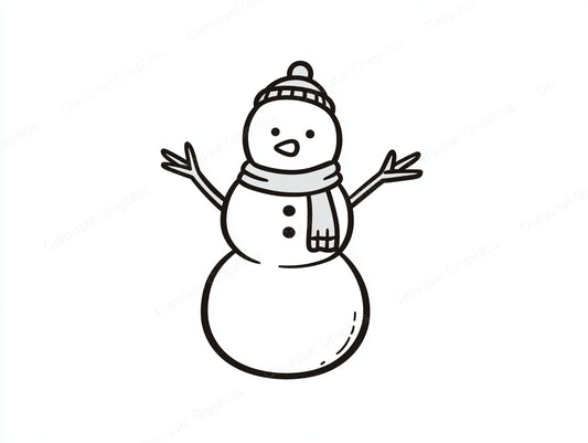 Snowmen Vector Graphic preview