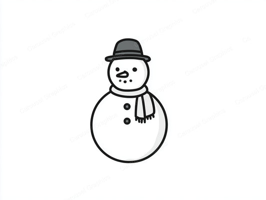 Snowmen Vector Graphic preview