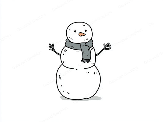 Snowmen Vector Graphic preview