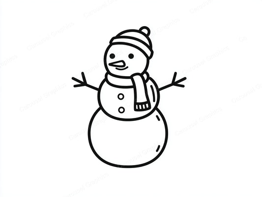 Snowmen Vector Graphic preview