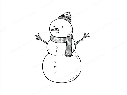 Snowmen Vector Graphic preview