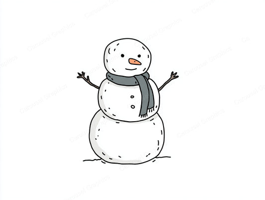 Snowmen Vector Graphic preview