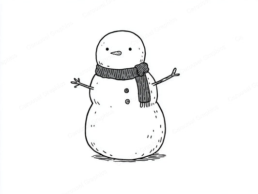 Snowmen Vector Graphic preview