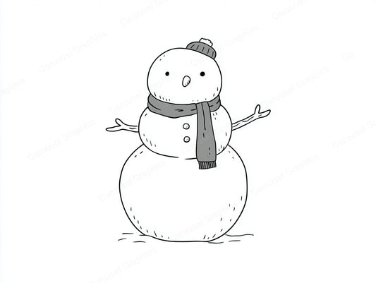 Snowmen Vector Graphic preview