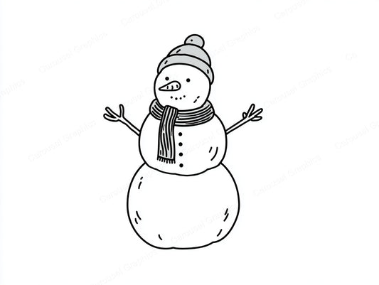 Snowmen Vector Graphic preview