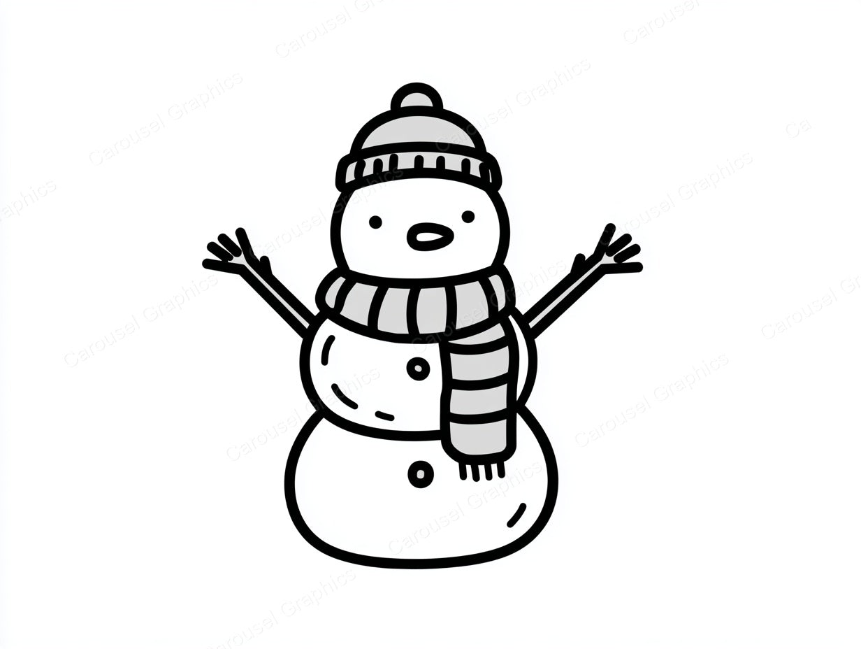 Snowmen Vector Graphic preview
