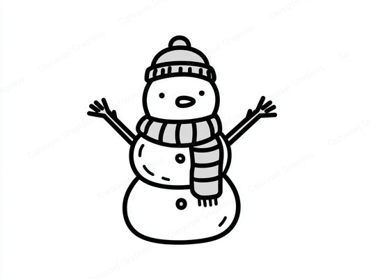 Snowmen Vector Graphic preview